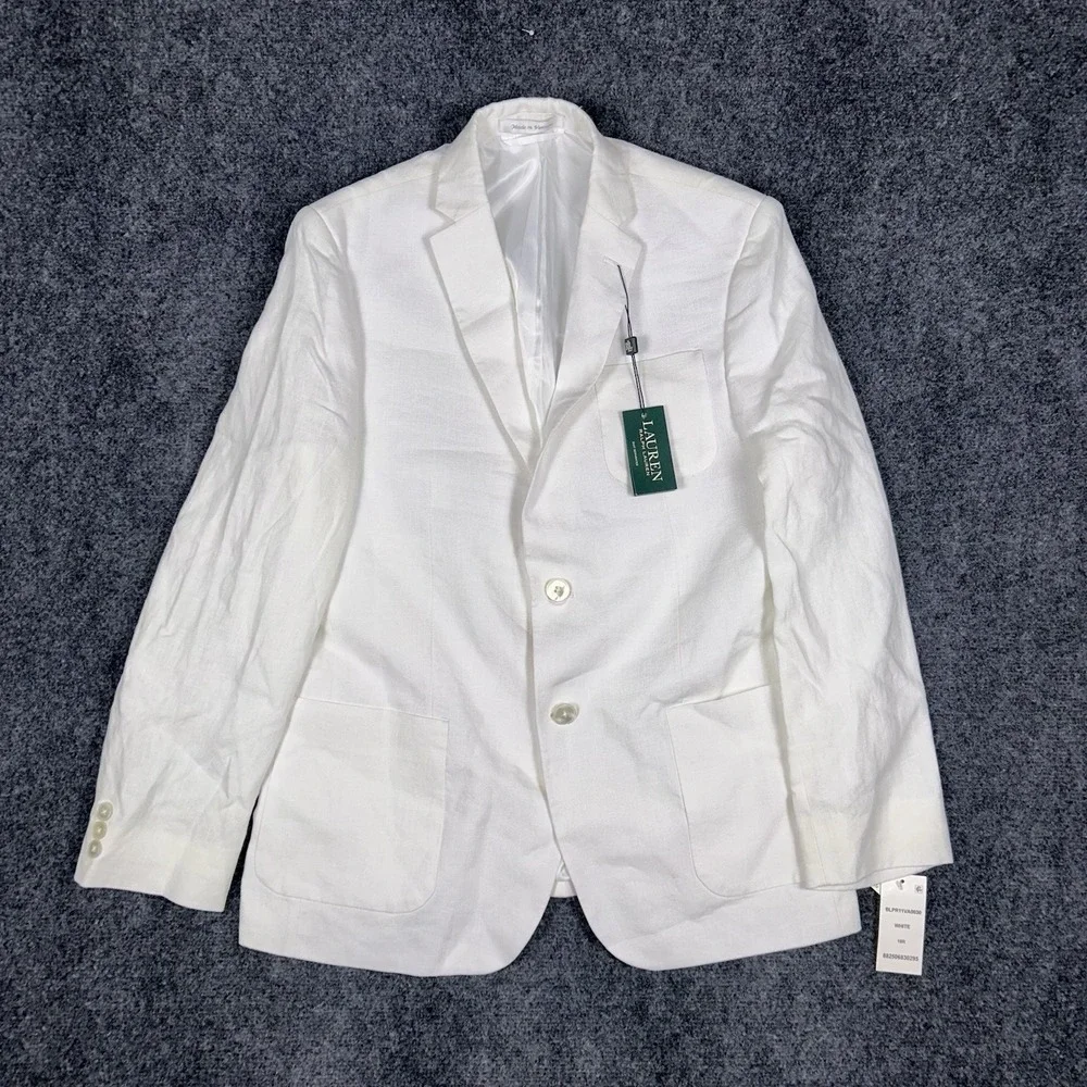 Lauren Ralph Lauren Men's 18R 100 Linen Blazer Sport Coat NWT Chore Jacket